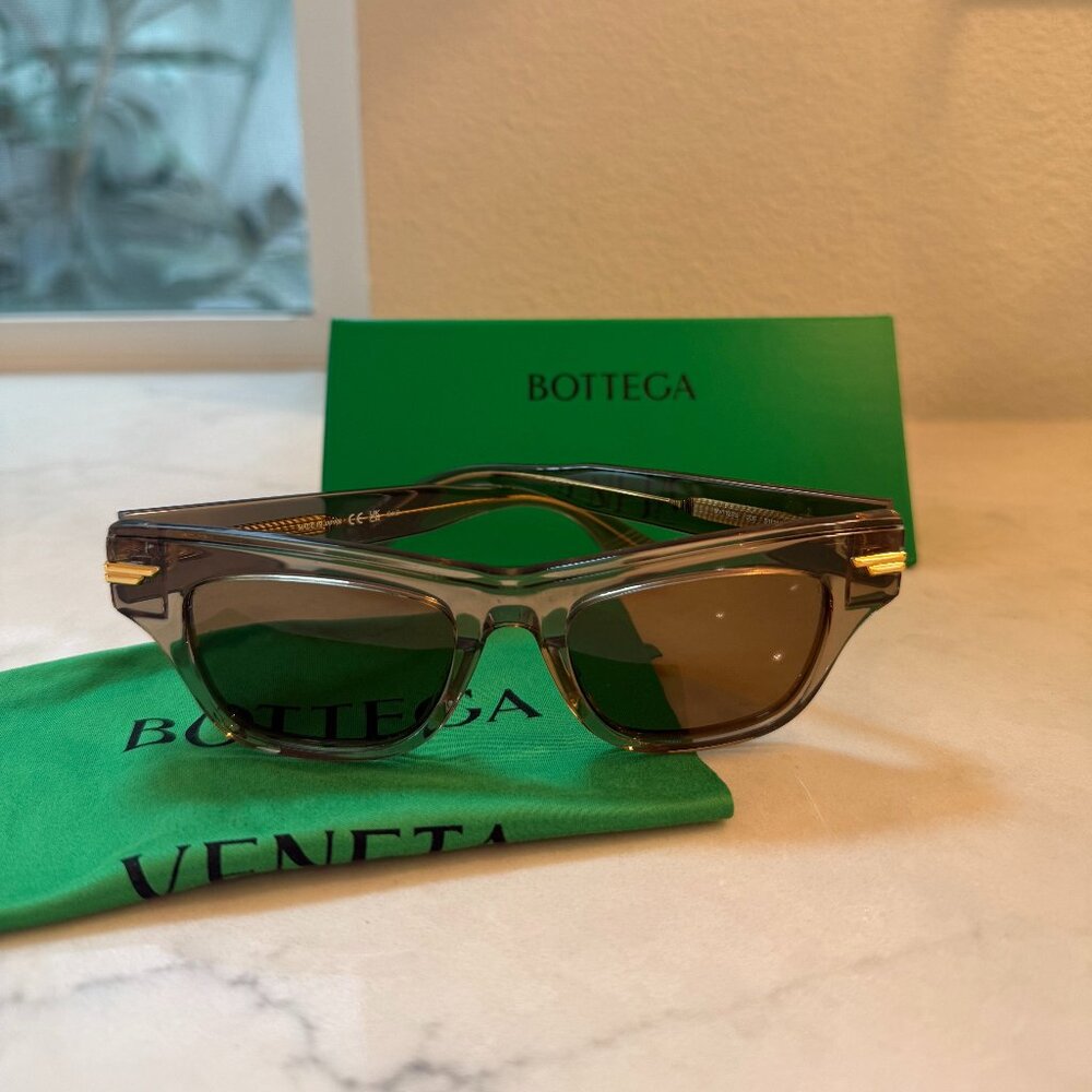 Bottega Veneta Rectangular Sunglasses